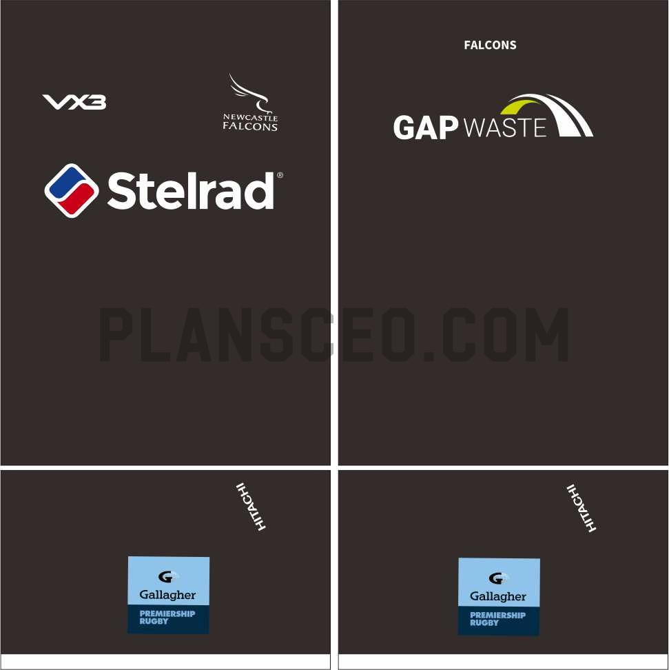 纽卡斯尔猎鹰队202425赛季主场球衣