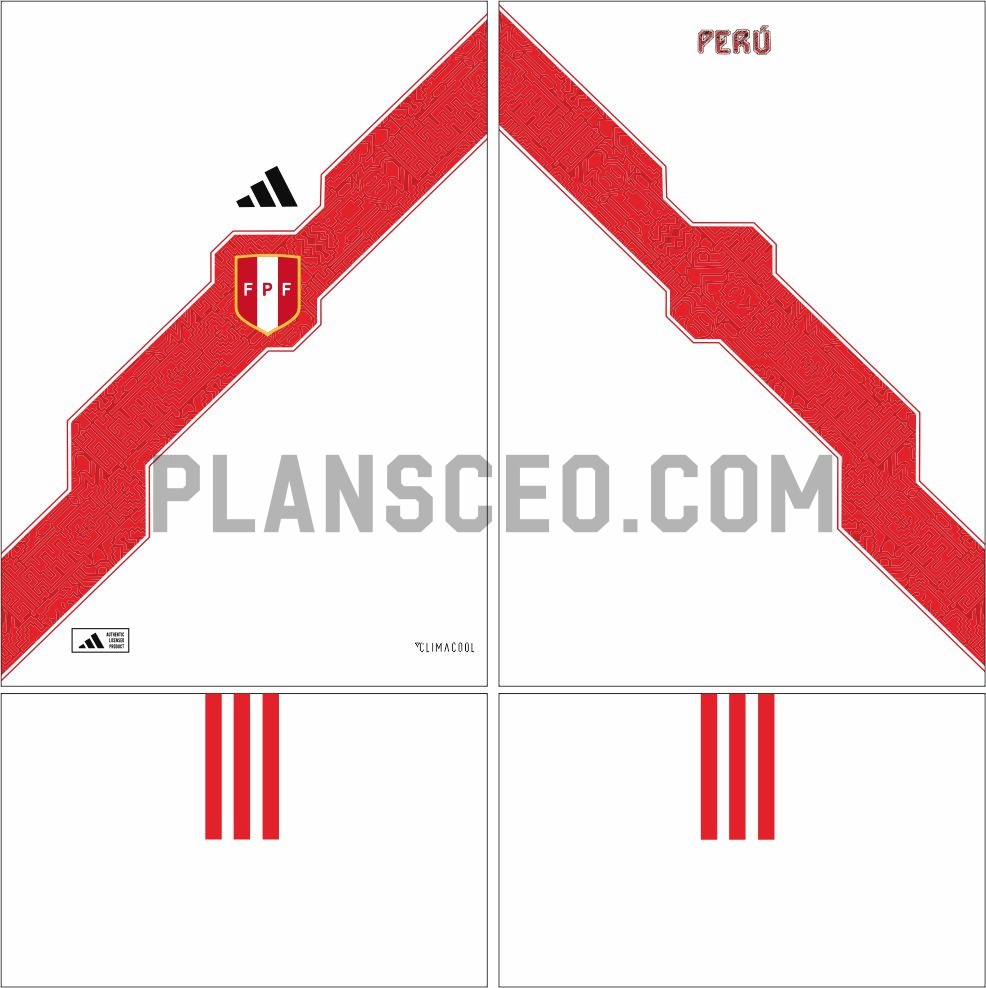 秘鲁2026主场世界杯球衣