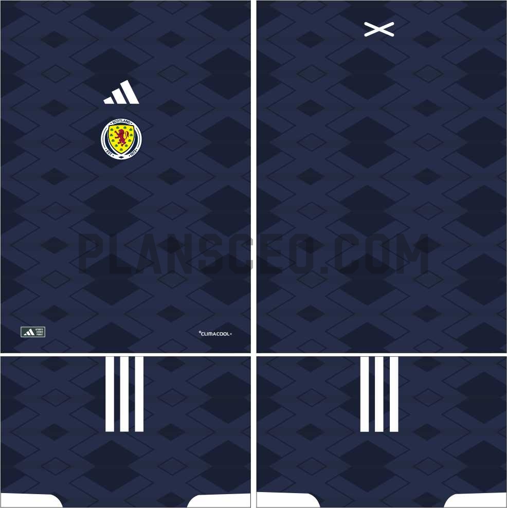 苏格兰 2026主场世界杯球衣