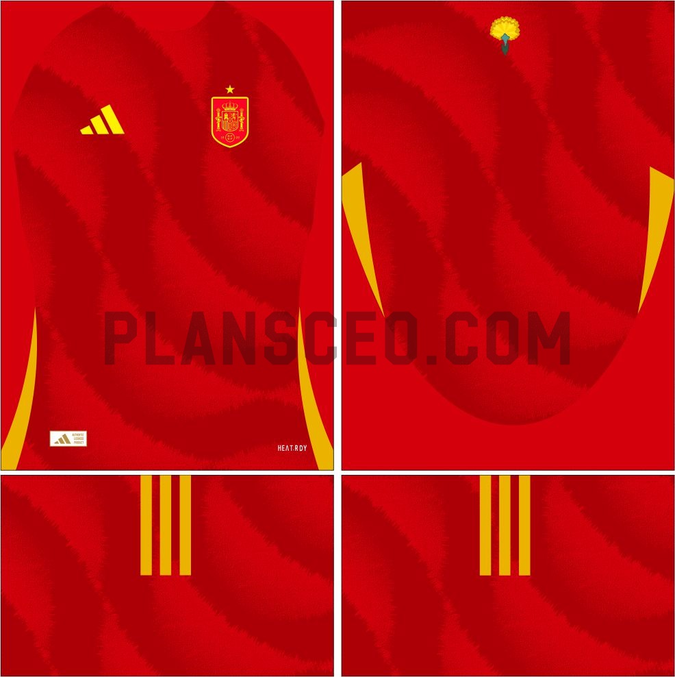 adidas 2024-2025西班牙Spain男子主场