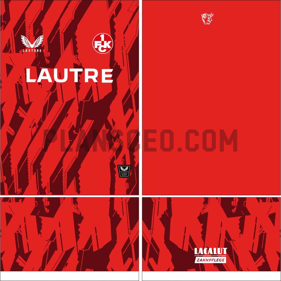 1. FC凯泽斯劳滕202526赛季主场球衣