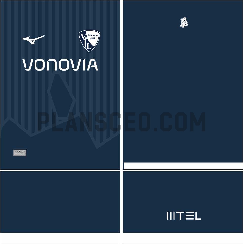 VfL Bochum 1848 202526赛季主场套装