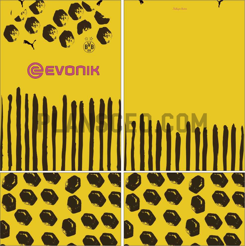 多特蒙德202526赛季KidSuper 球衣