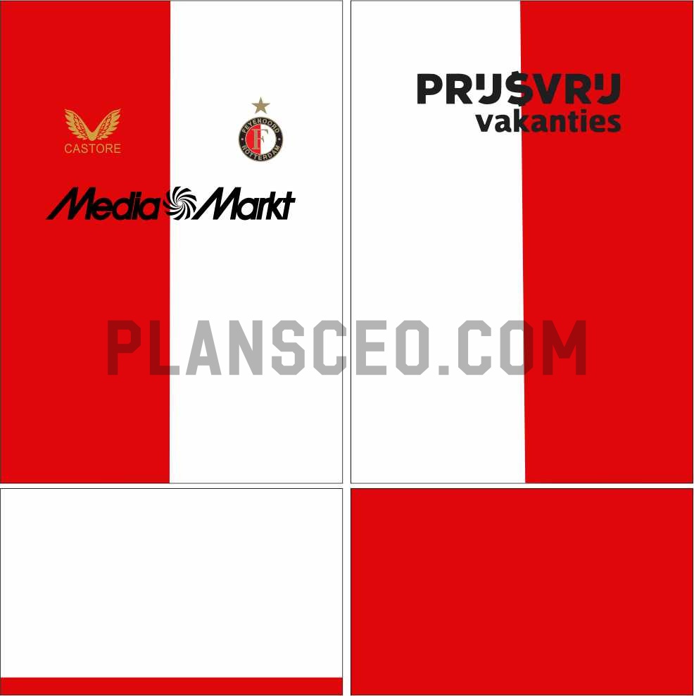 费耶诺德202524赛季主场球衣