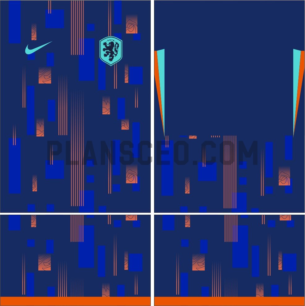 荷兰客场球衣欧洲杯2024