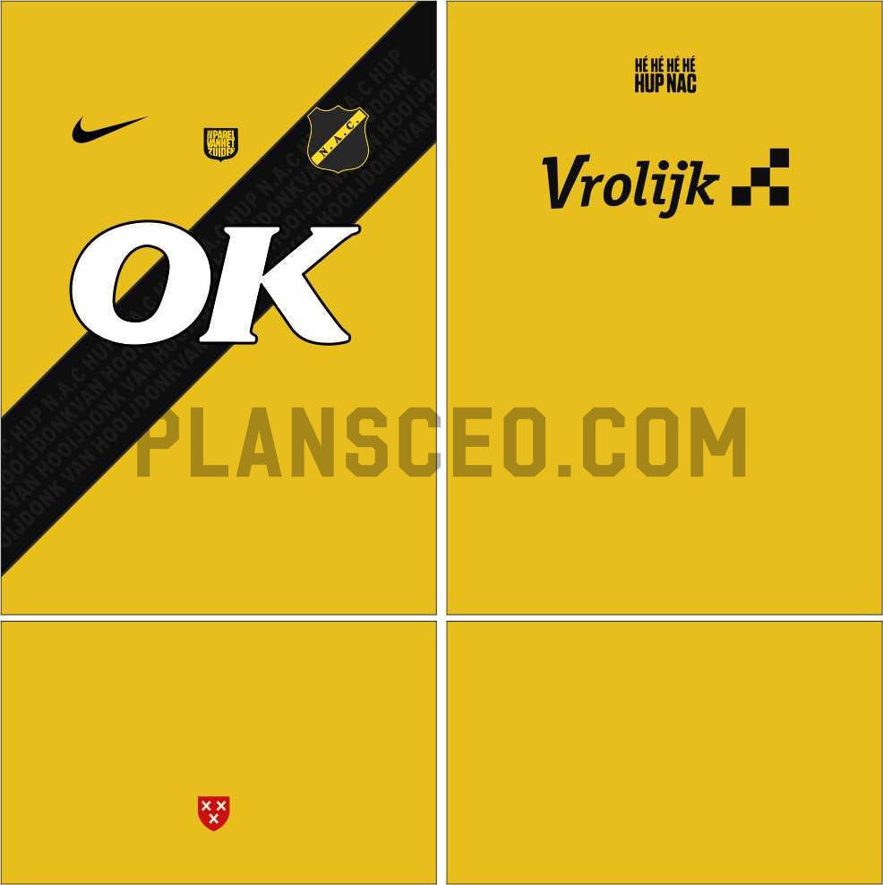 赫伦纳克Breda202526赛季主场比赛服