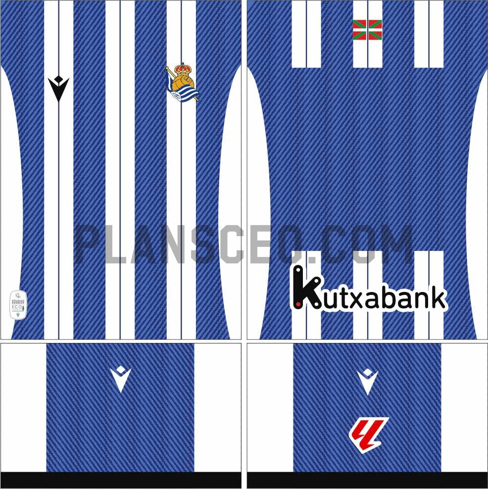 皇家社会 202526赛季男子主场球衣