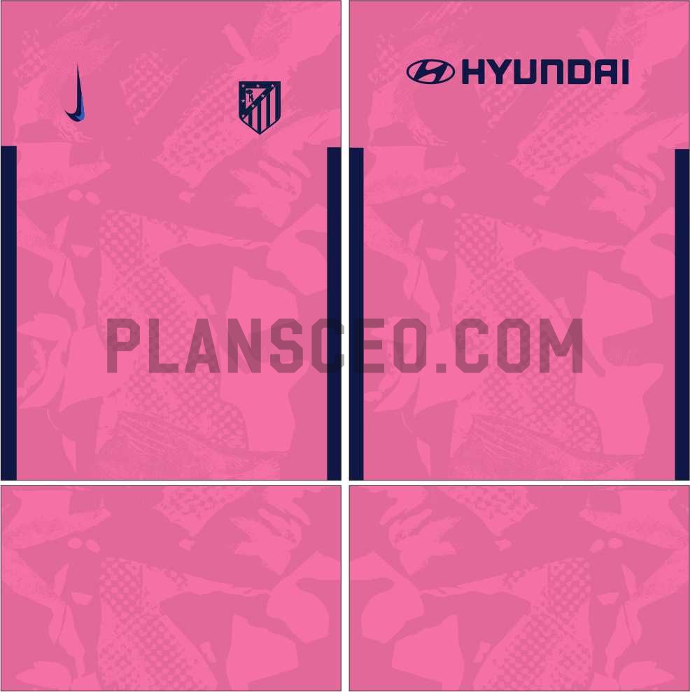 马德里竞技202425赛季第三款欧足联赛前球衣