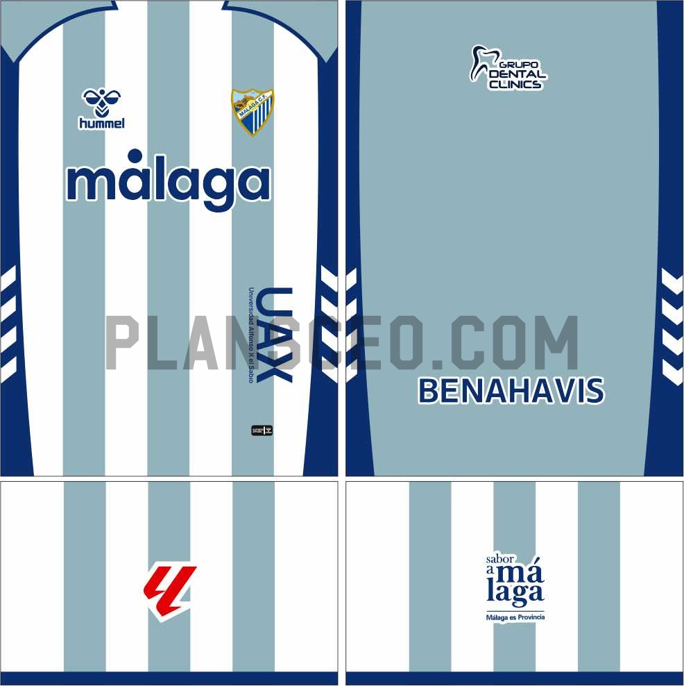 马拉加202526赛季主场球衣