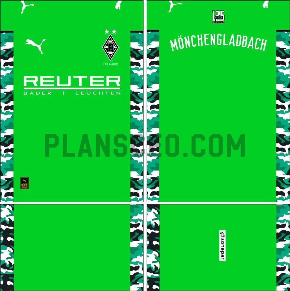 门兴格拉德巴赫202526赛季客场球员版球衣