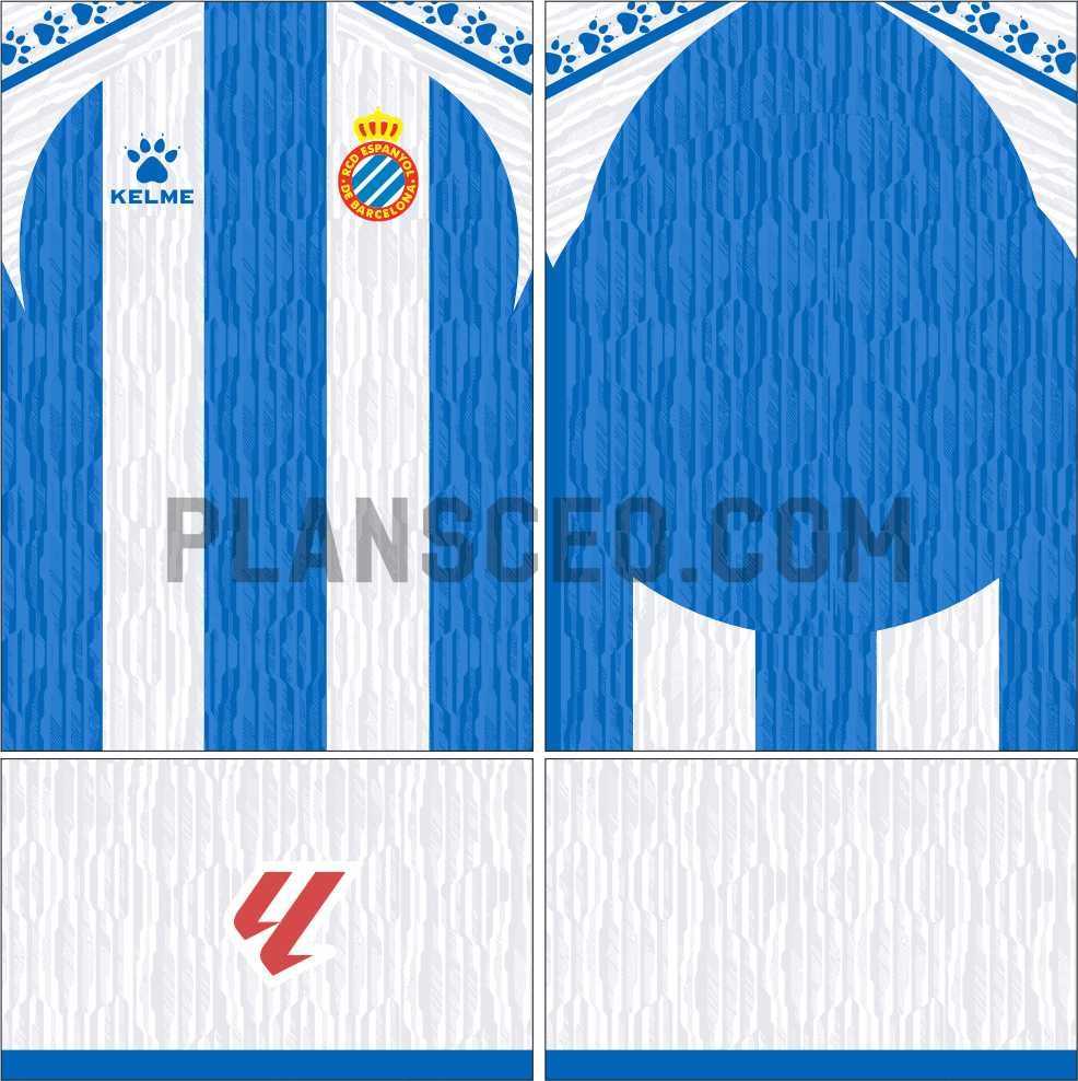 西班牙人202526赛季主场球衣
