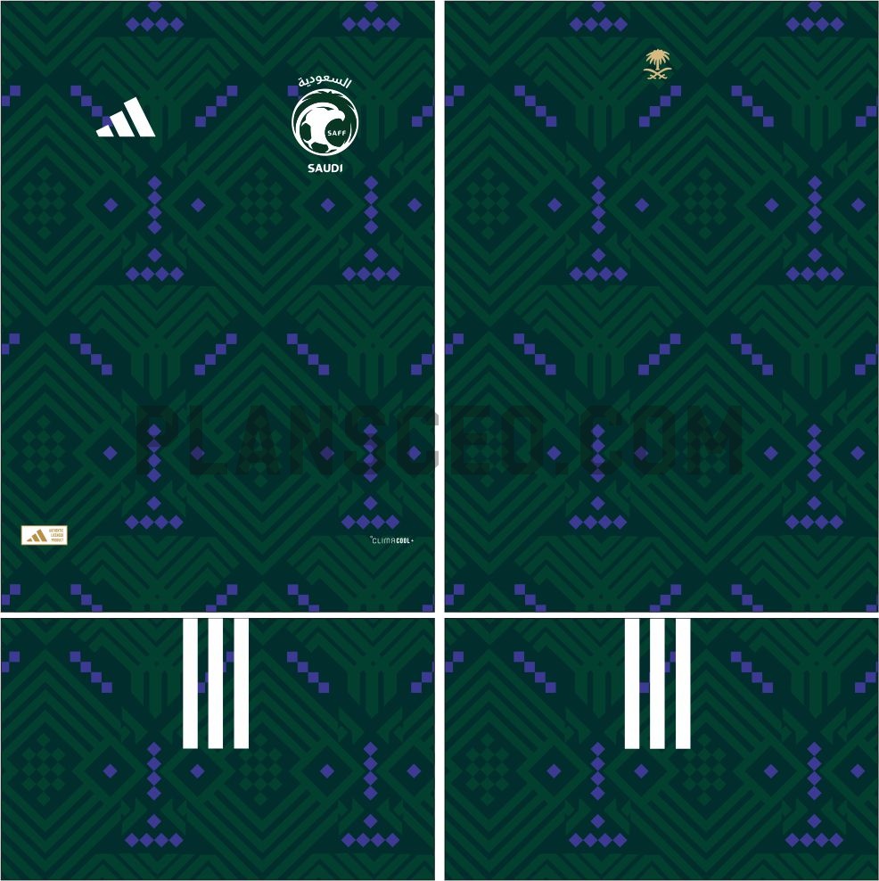 阿拉伯 2026世界杯主场球衣