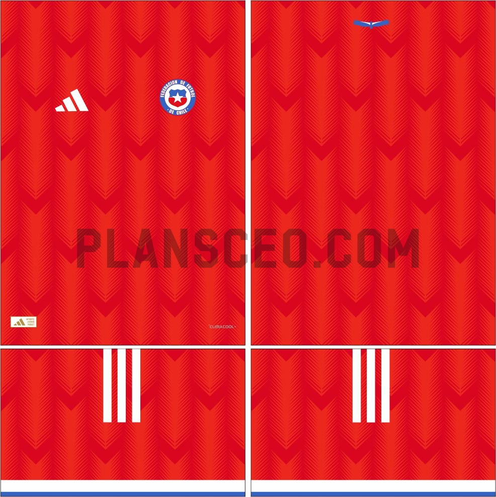 Chile 智利 2026世界杯主场球衣