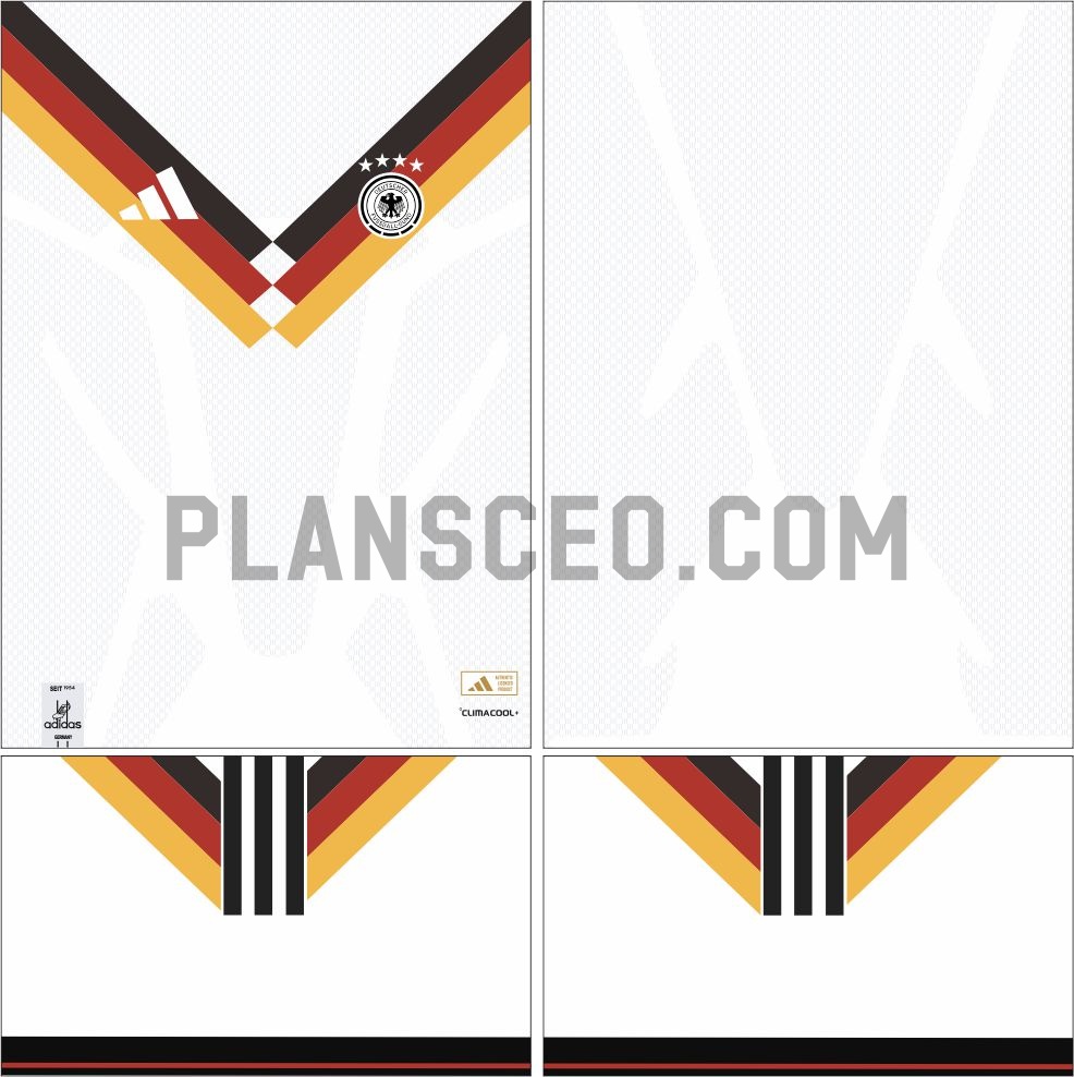 Germany 德国队2026世界杯主场球衣