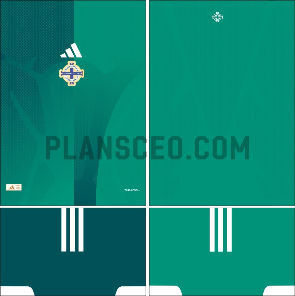 北爱尔兰 2026主场世界杯球衣