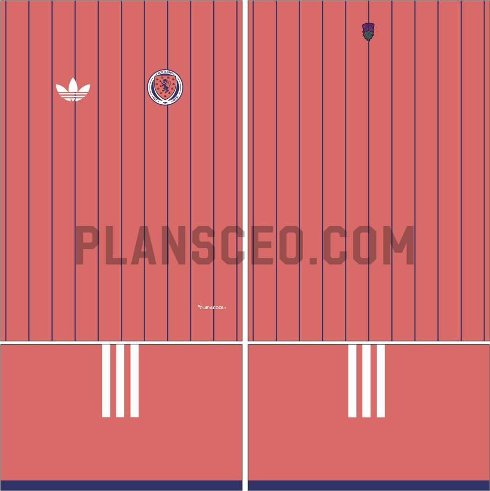 Scotland 苏格兰2026年世界杯客场球衣