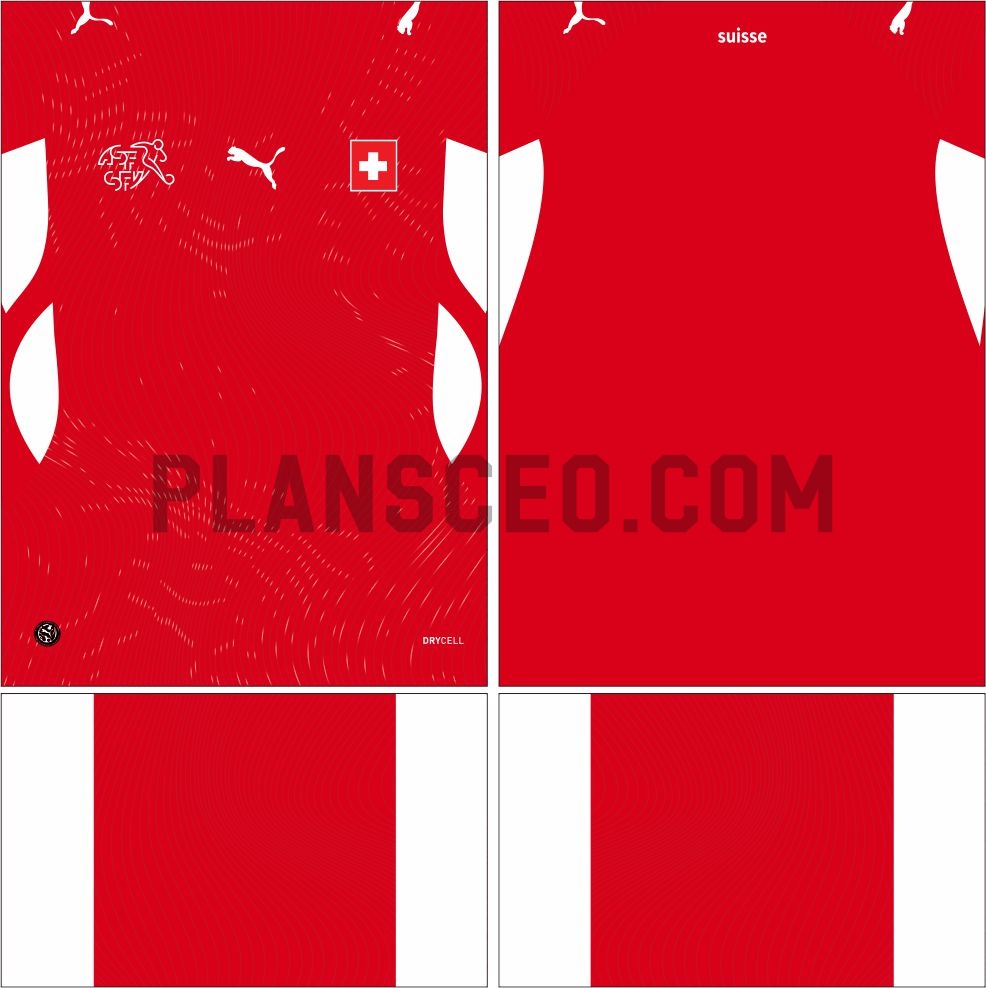 Switzerland 瑞士 2026主场世界杯球衣