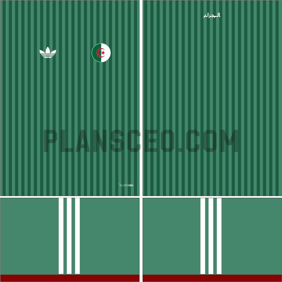 Algeria 阿尔及利亚2026世界杯客场球衣