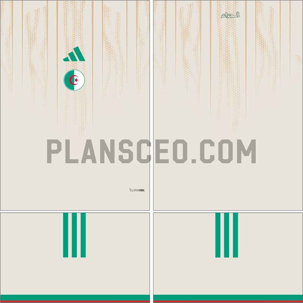 Algeria 达斯阿尔及利亚2026世界杯主场球衣
