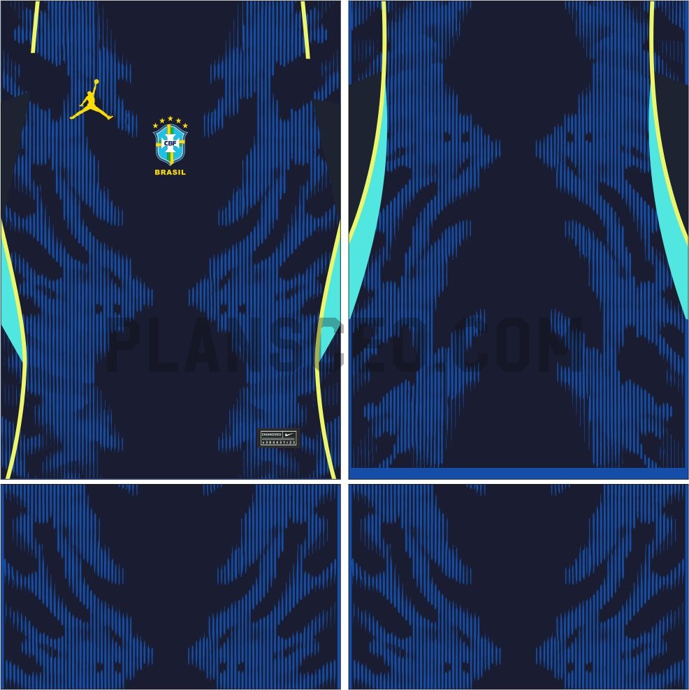 Brazil 巴西2026世界杯客场客场球衣