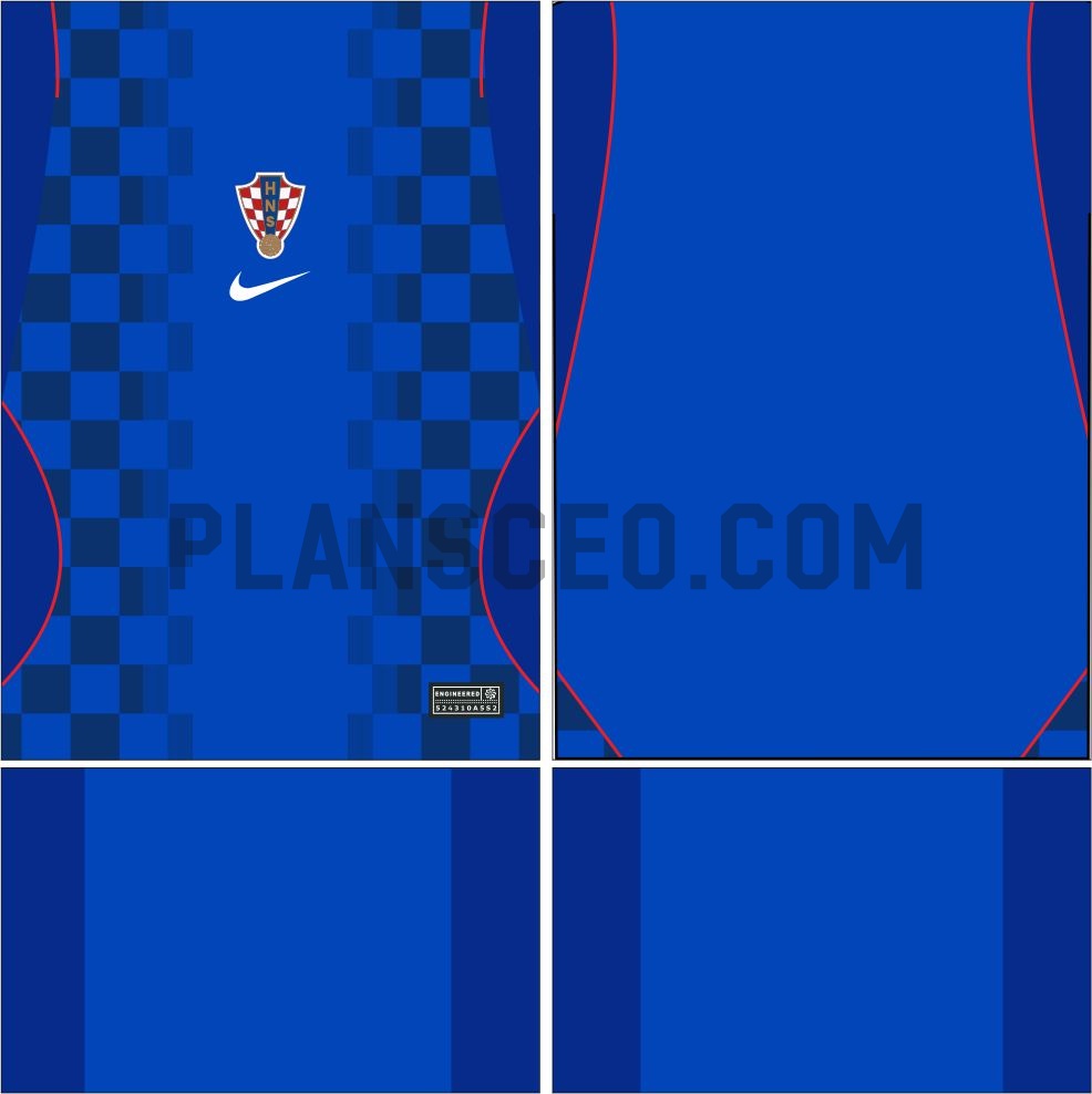 Croatia 克罗地亚2026年世界杯客场球衣