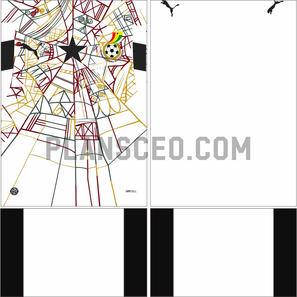Ghana 加纳2026年世界杯主场球衣