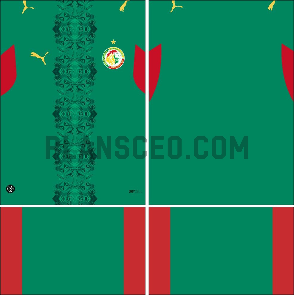 Senegal塞内加尔2026年世界杯客场球衣