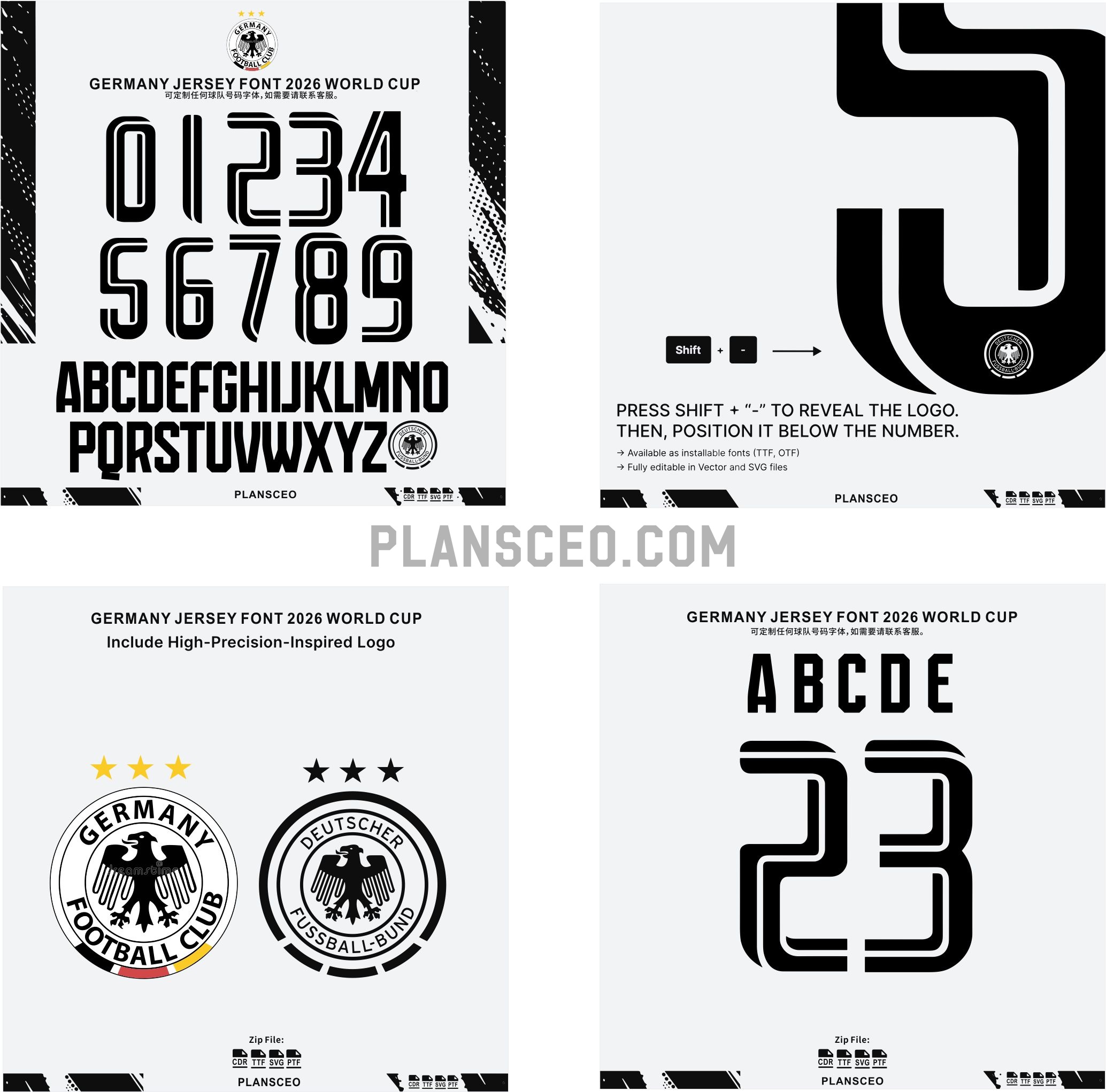 Germany Jersey Font 2026 World Cup