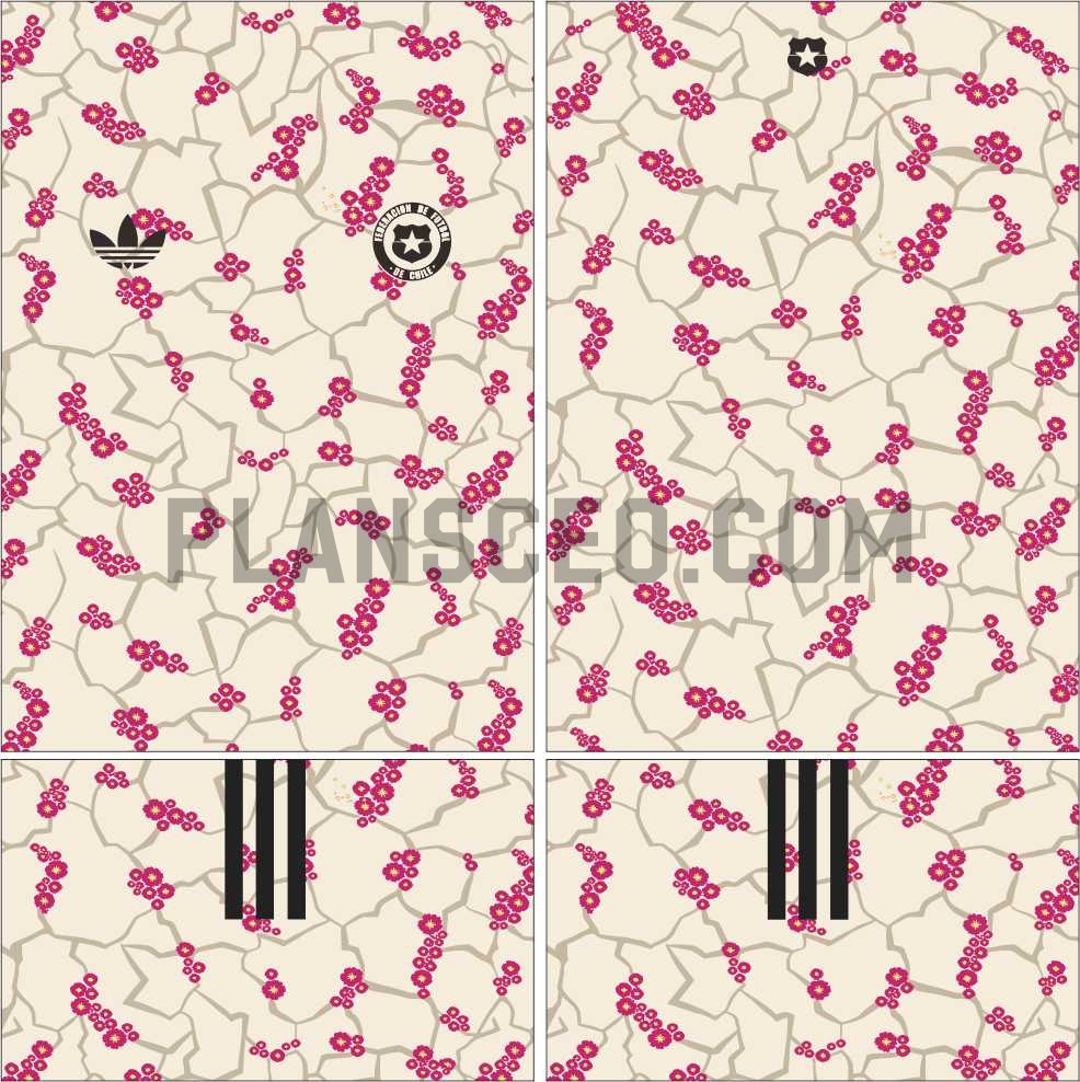 Chile智利2026 World Cup Away Vector Pattern