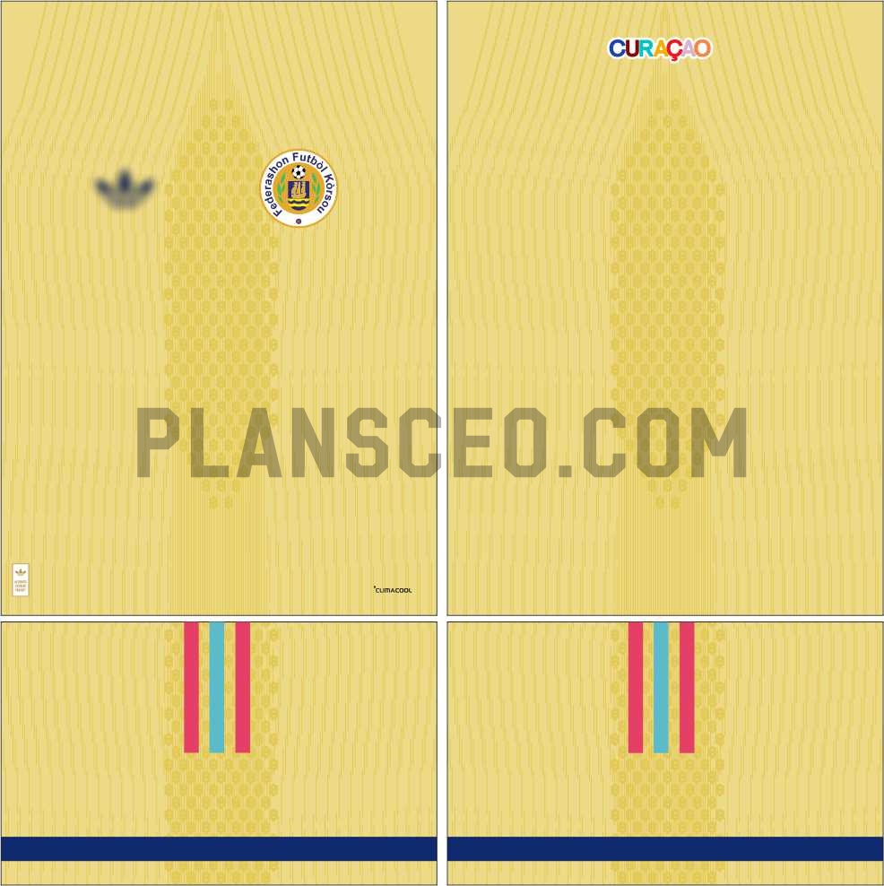 Curaçao库拉索2026世界杯客场球衣