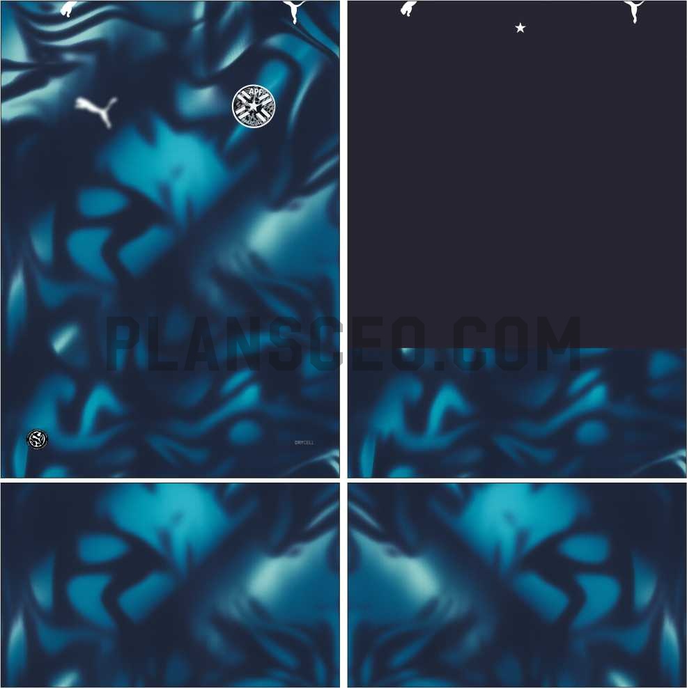 Paraguay巴拉圭World Cup 2026 Away Vector Pattern
