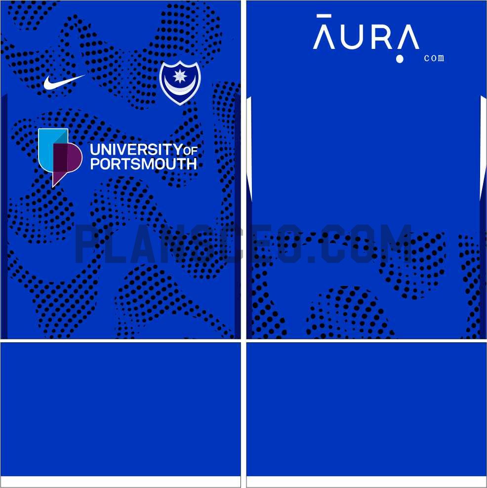 朴茨茅斯202526赛季主场球衣