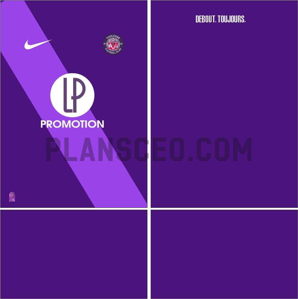 图卢兹FC202425赛季主场球衣